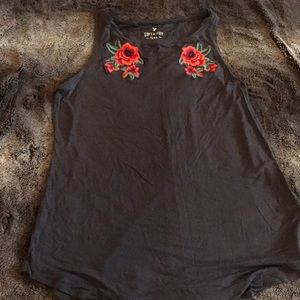 American Eagle Embroidered Tank